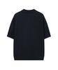 COVERNAT C Logo Collar Half Knit Dark Navy