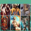 Diy Sexy Painting Woman Diamond Cross Stitch Kit Mosaic Art Diamond Painting Full Circle Diamond Home Decoration