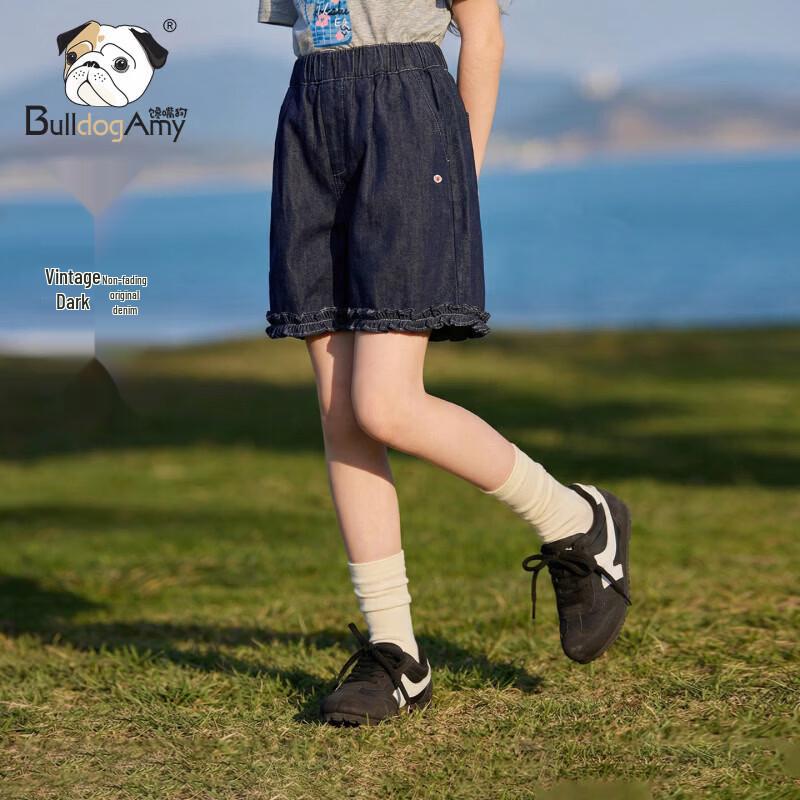 CHANZUIGOU Girls Summer Denim Shorts 140 cm