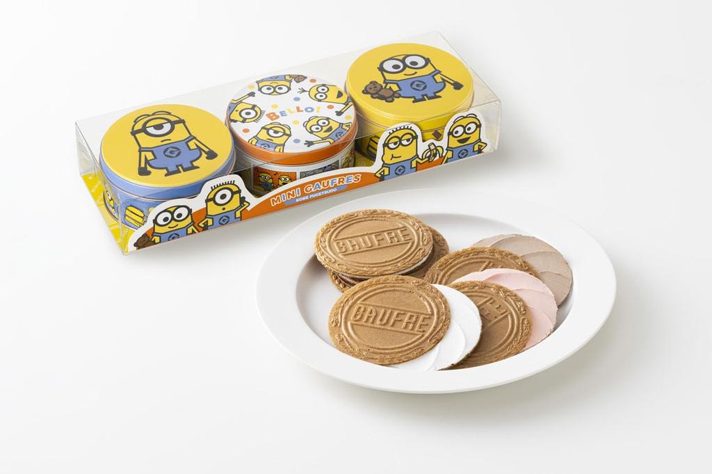 Kobe Fugetsudo Minion Mini Gaufres (3 pieces)