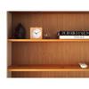Lemnos Canon JH23-11 NT Analog Alarm Clock, Natural Wood Grain