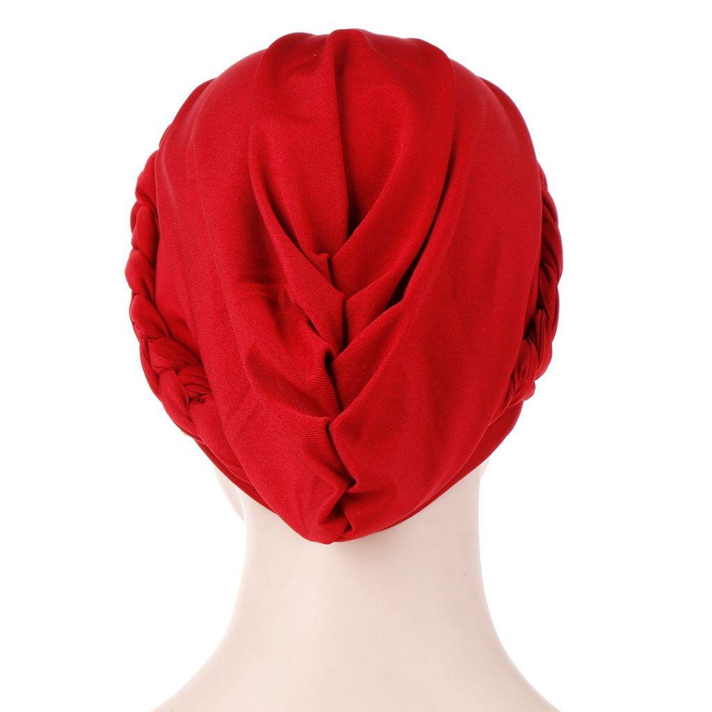 New Asian Style Dome Hat Summer Polyester Beaded Headwrap For Men And Teens