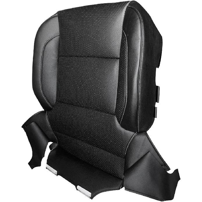 Driver Side Bottom Leather Seat Cover Compatible with Ch-evr*olet Silverado 1500 2500 HD 3500 HD Tahoe Sierra LTZ 2014-2019 Driver Or Passenger Side