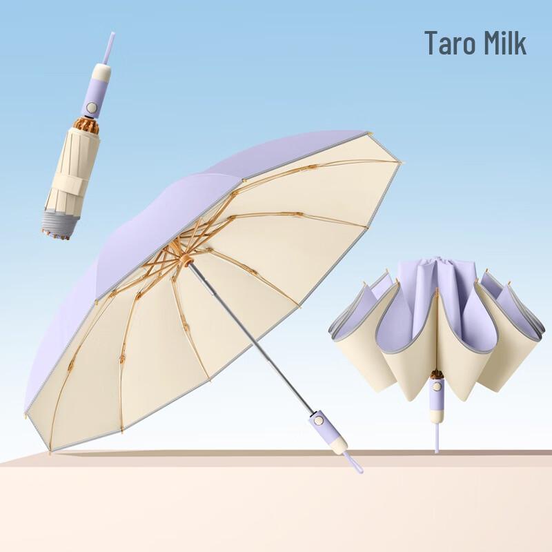 ZUOYOUTEN 10-Rib Automatic Reverse Folding Umbrella