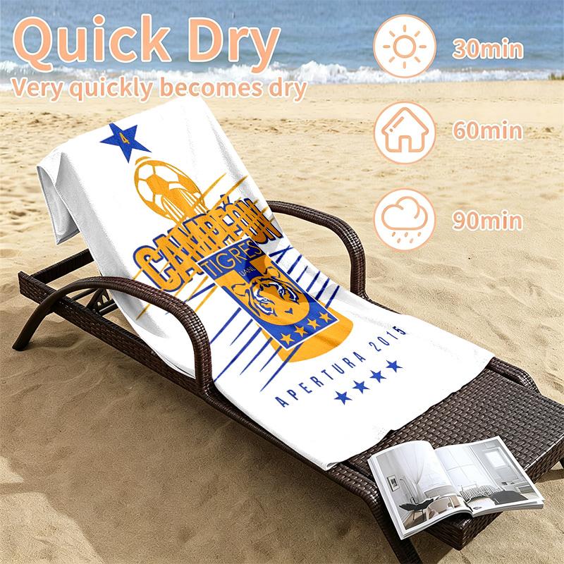 Club Tigres UANL Beach towels also serve as bath towels summer essential a musthave for the outdoors the beach and the pool