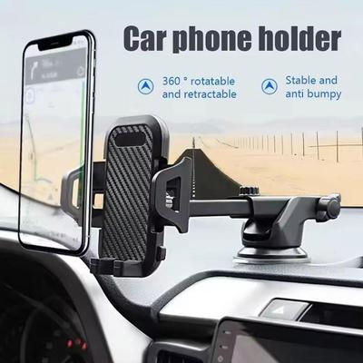 Universelle Autohalterung für Handy Multifunktional Armaturenbrett Windschutzscheibe Lüftungsgitterhalterung Saugnapf Handy GPS Halter für iPhone Samsung Xiaomi