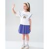 Montagut Girls' Summer 2-Piece Pleated Skirt Outfit
