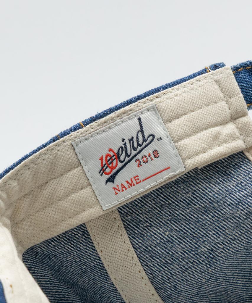 Wieoldeuwoldeu Born To Be Denim Ball Cap