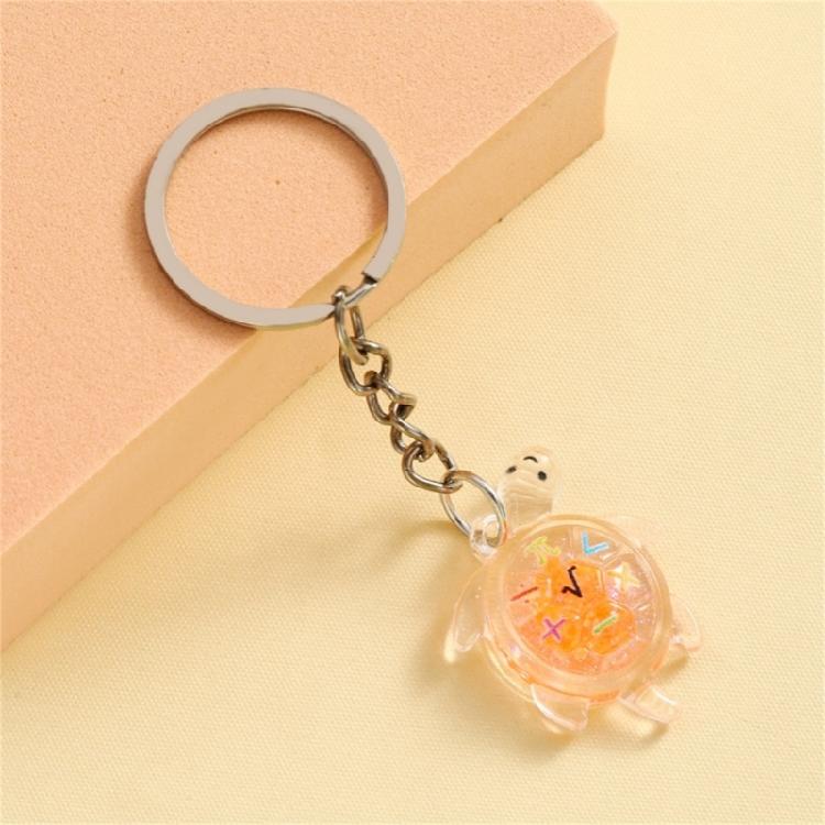 6 Pack Assorted Glowing Turtles Keychains Vibranting Color Easy to Use and Sturdy Materials for All Ages Daily Use