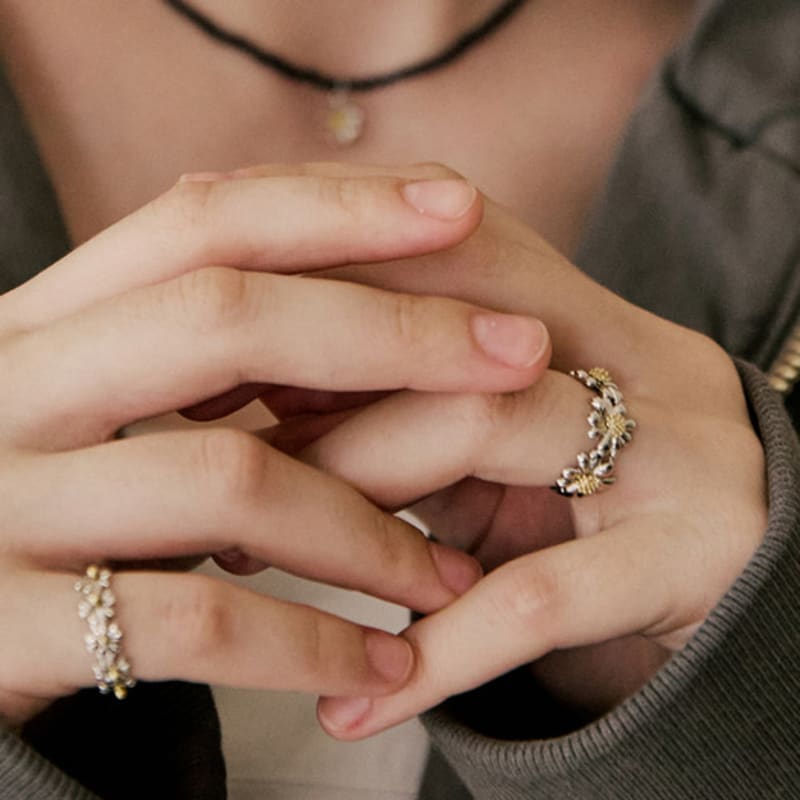 VINTAGE HOLLYWOOD [Jewelry Case SET] Daisy Garden Ring