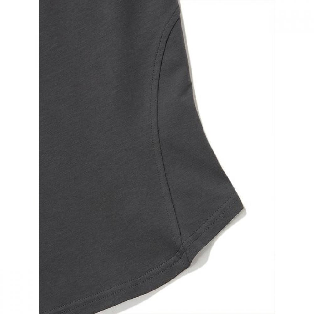 CuTouT Crop Long T shirT  Charcoal 
