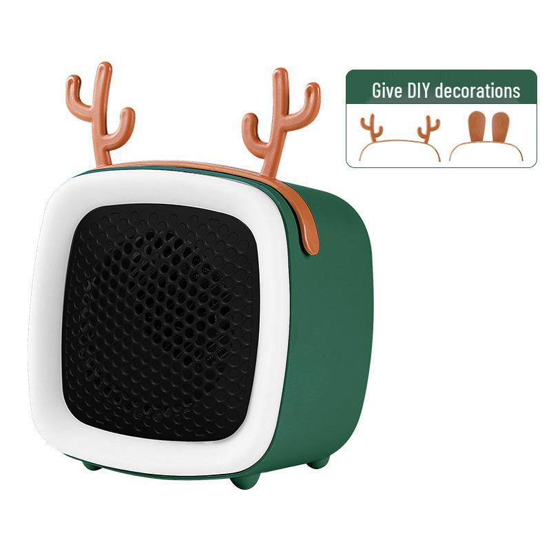 

New Portable Electric Desktop Heater for Home & Dorm – Stylish Mini Design зелёный