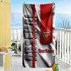 Arsenal Customize Your Name Beach Towel Super Soft & Absorbent Portable for SwimmingBeachCamping Travel Beach AccessoriesGym