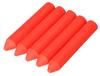 Industrial-technical Chalk, Indelible, 5 Pcs, RED