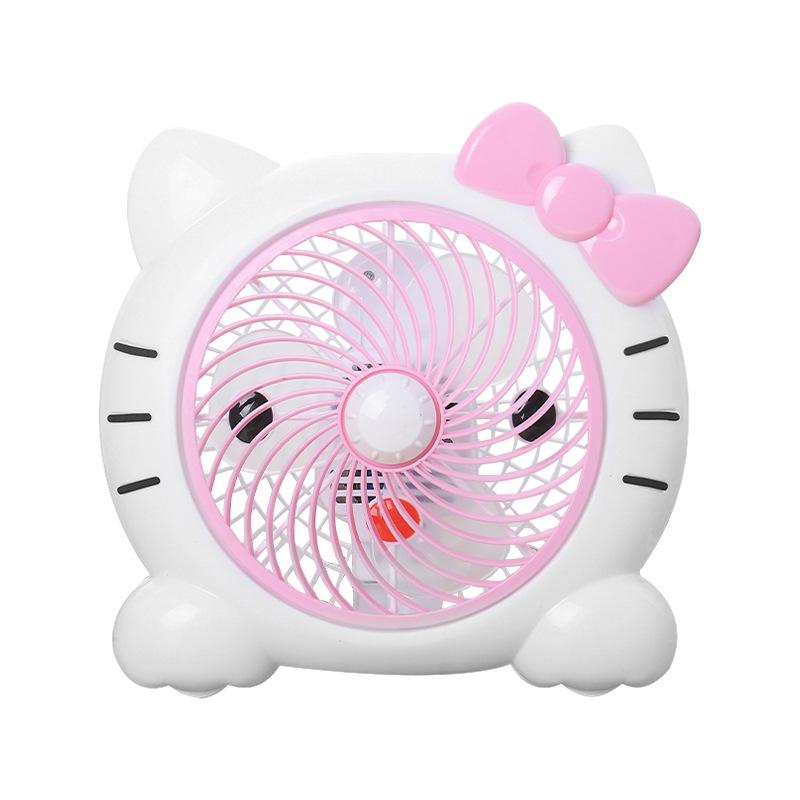 Cute Cartoon Mini Desktop Fan for Office or Dormitory