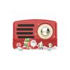 MUZEN PETA Bluetooth Speaker, Magnetic Mini Speaker, Santa Christmas, USB C Charging, Compact, Ultra-Lightweight, Cute, Retro Design (Christmas Red)