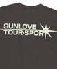 Sun Love Flash Logo Tee Charcoal