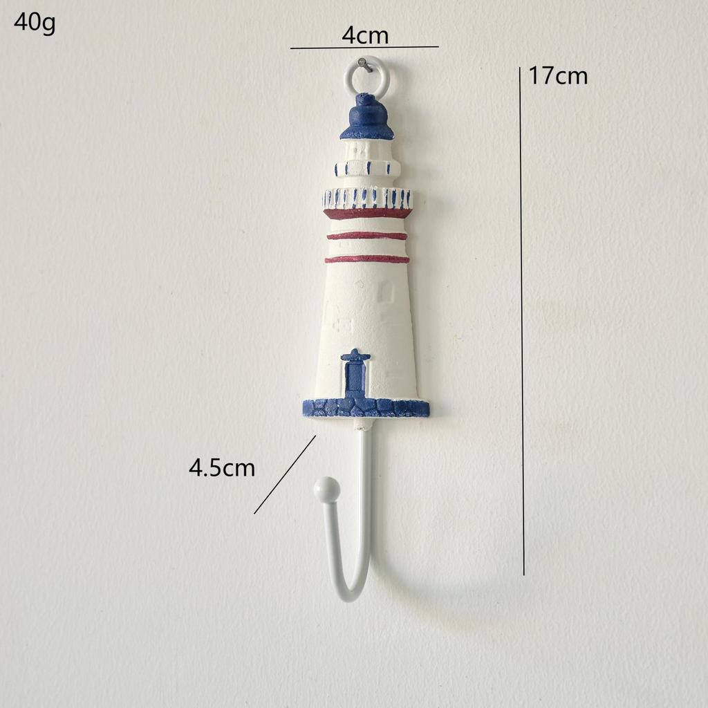 Crochets Muraux Thème Nautique Étoile de Mer Coquillage Ancre Design Cintres Décoratifs pour Maison Côtière Salle de Bain Salon Organisation