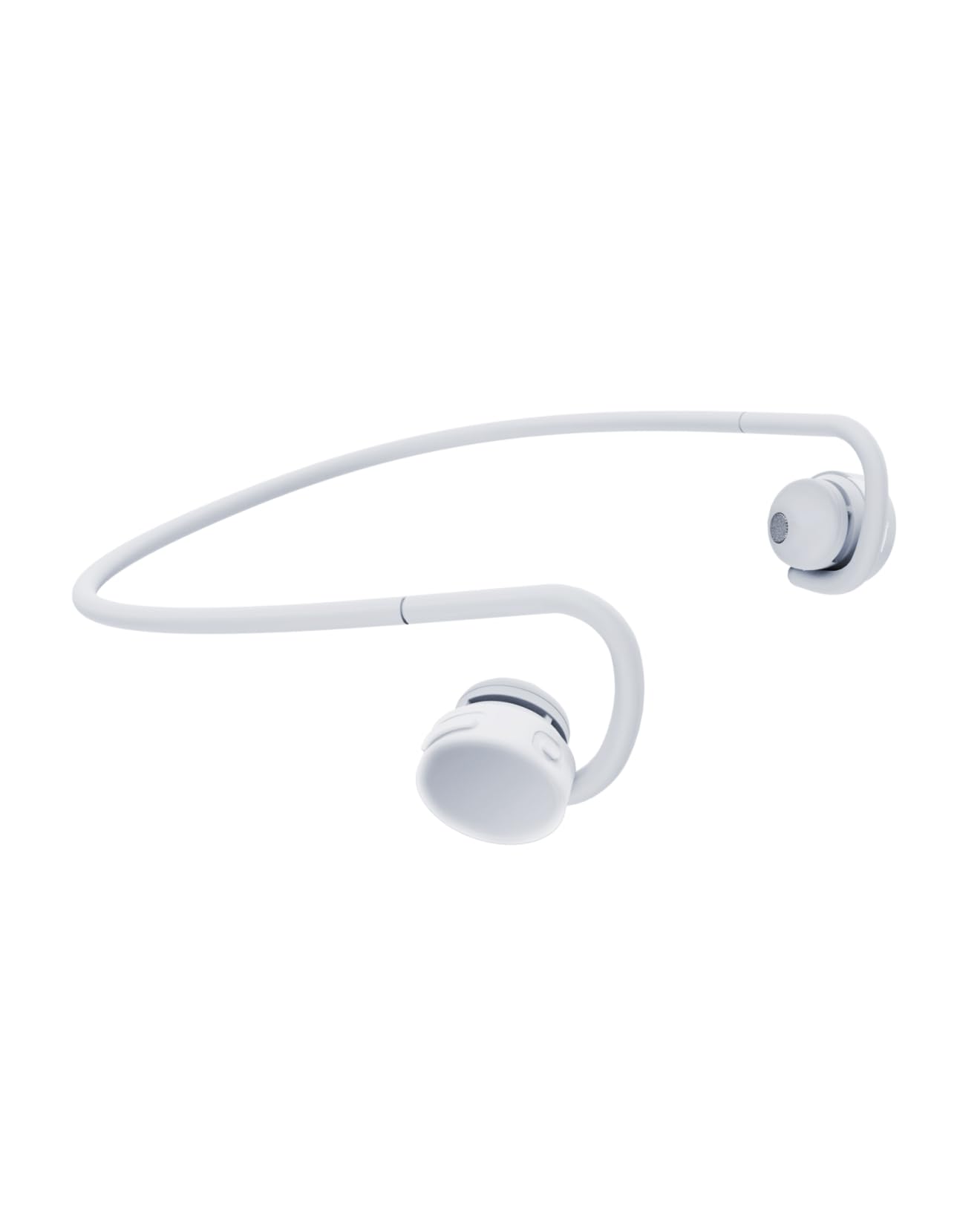 

nwm GO MBN002 Wireless Neckband Bluetooth Up to 10 Hours of Dustproof and Waterproof No Ear Compact and Available in 3 Glacier White Earphones,