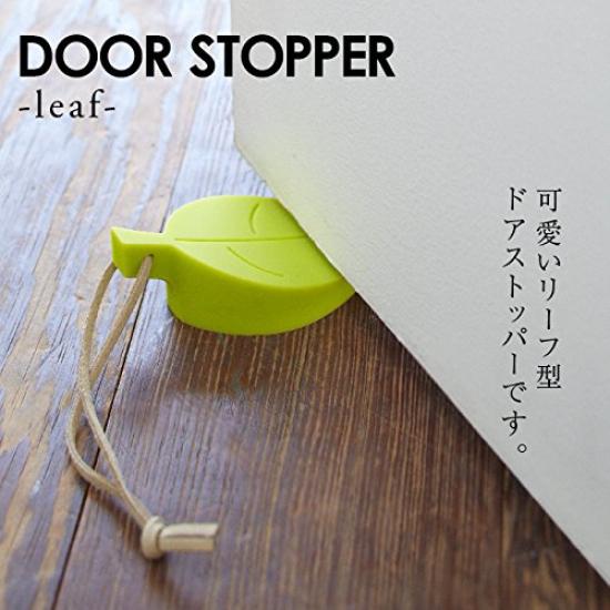 Yamazaki Industrial Door Stopper Leaf Light Green 7626