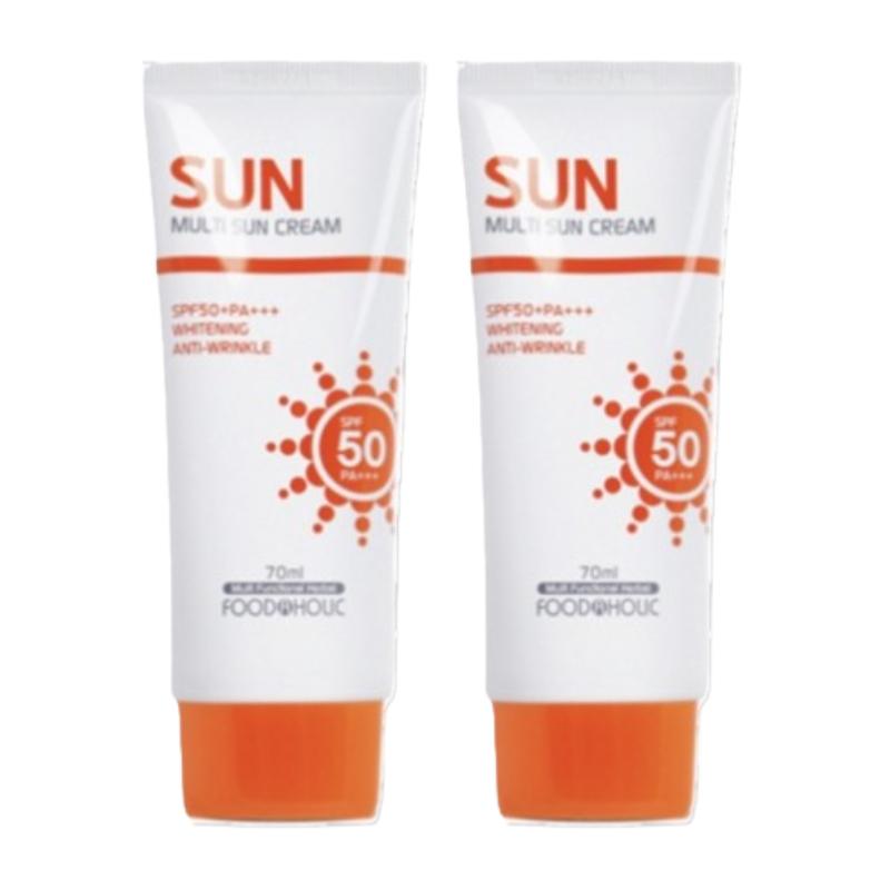 FOODAHOLIC Multi Sun Cream SPF50+ PA+++ 70ml – Lichte Dagelijkse UV-Bescherming Zonnebrandcrème