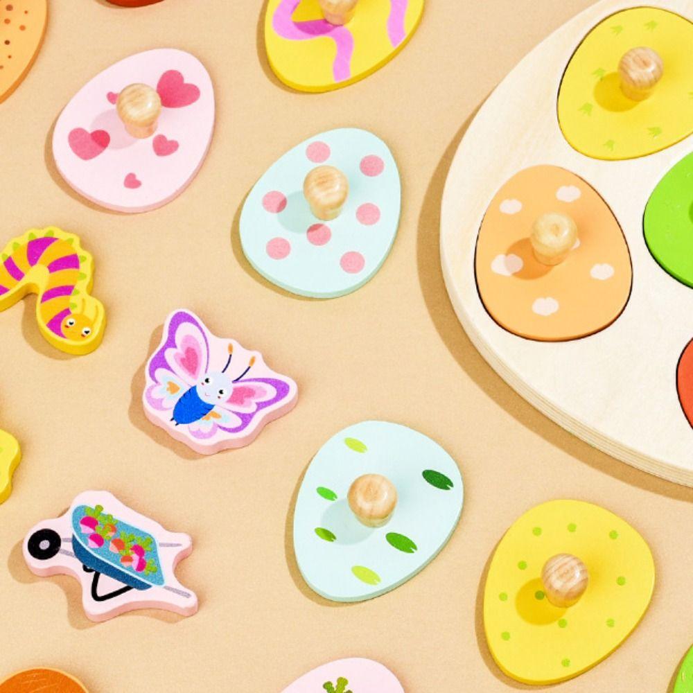 Educational Wood Dinosaur Jigsaw Wooden Peg Toddler Puzzles Animal Domino Puzzle Toy Kids Toys