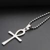 Accessories Men'S Necklace Titanium Steel Pendant Stainless Steel Long Necklace Girls Fashion Sweater Chain