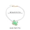 Oil Drip Craft Crab Pendant Necklace Polka Dot Ocean Charm Necklace  Summer Travel Dating