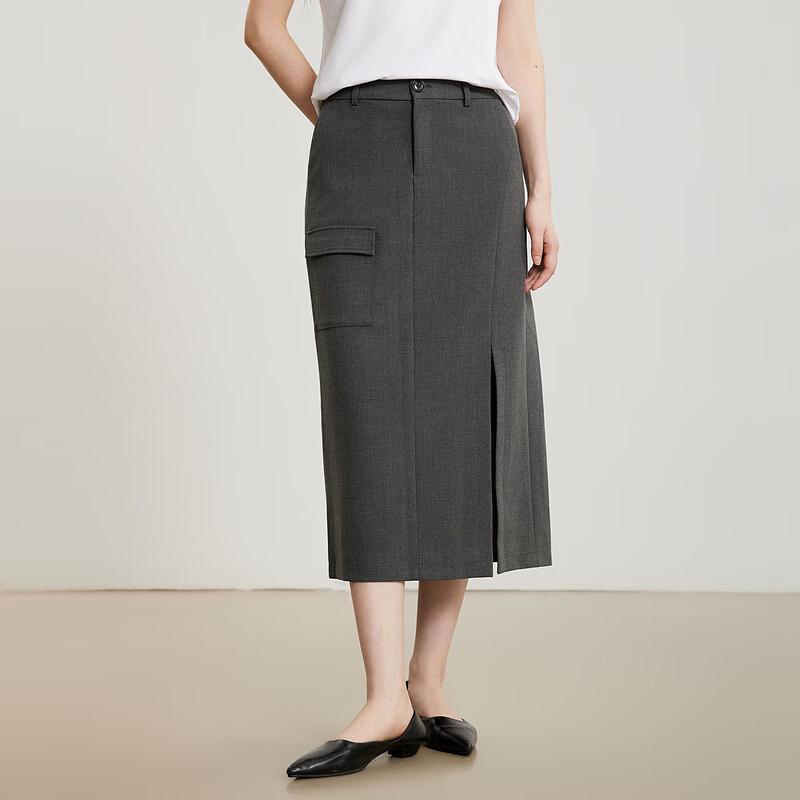 

Gejin Миди-юбка приталенного кроя с разрезом спереди L