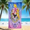 1Pc Moonlight Sailor Guardians Beach Towel Quick Dry Multiuse For Beach Pool Gym Yoga Home Travel Christmas Halloween Xmas Gift L1356
