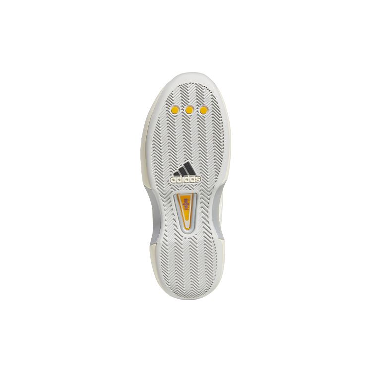 Adidas Crazy 1 Round Toe Lace-Up Trendy Non-Slip Wear-Resistant Lightweight Mid-Top Basketball Shoes Men Sneakers White Purple HQ3925