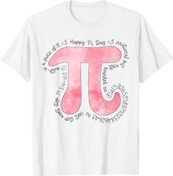 Pi Day Shirt Kids Pi Day Shirt Women Pi Day Math Teacher T-Shirt Unisex T-Shirt M