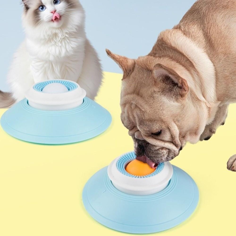 Non-Tipping Design Pet Lick Without Battery Self-Play Feature Slow Feeder Lick Dental Health Food Dispenser Puppy Training