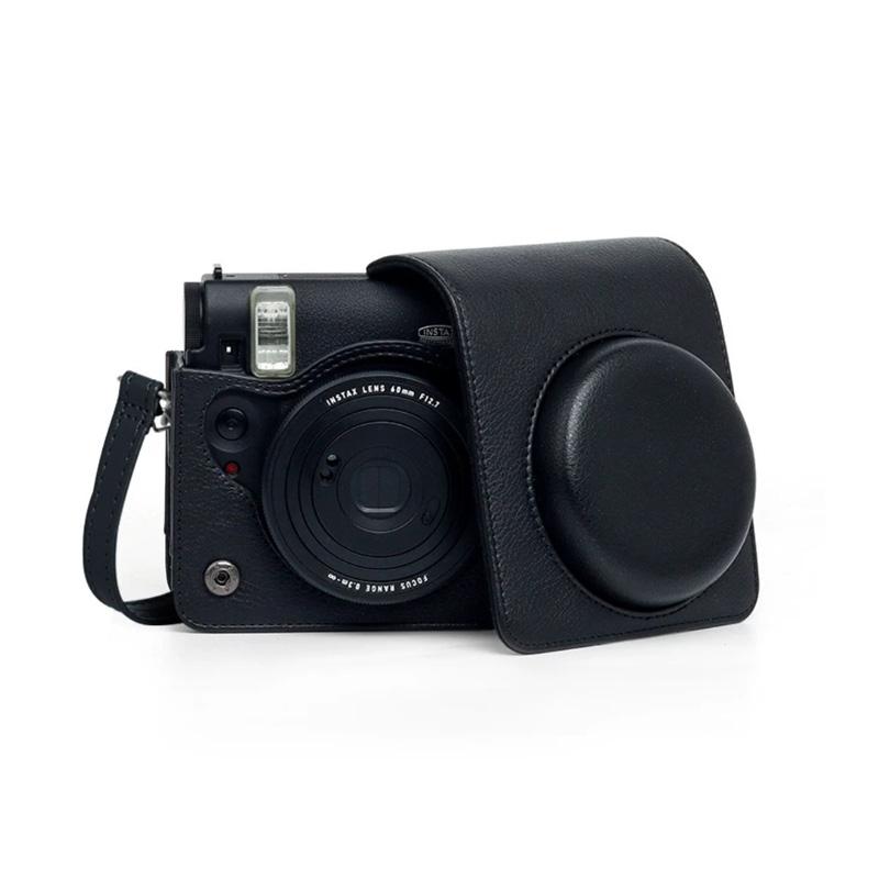 [Film Lab] Instax Mini 99 PU Leather Camera Case Soft Protective Case with Strap CAA49