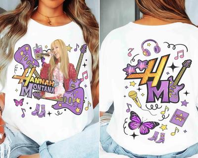 Camiseta Hannah Montana 2026, unissex, 100% algodão, ideal para o verão. Moda casual, manga curta, estilo streetwear.
