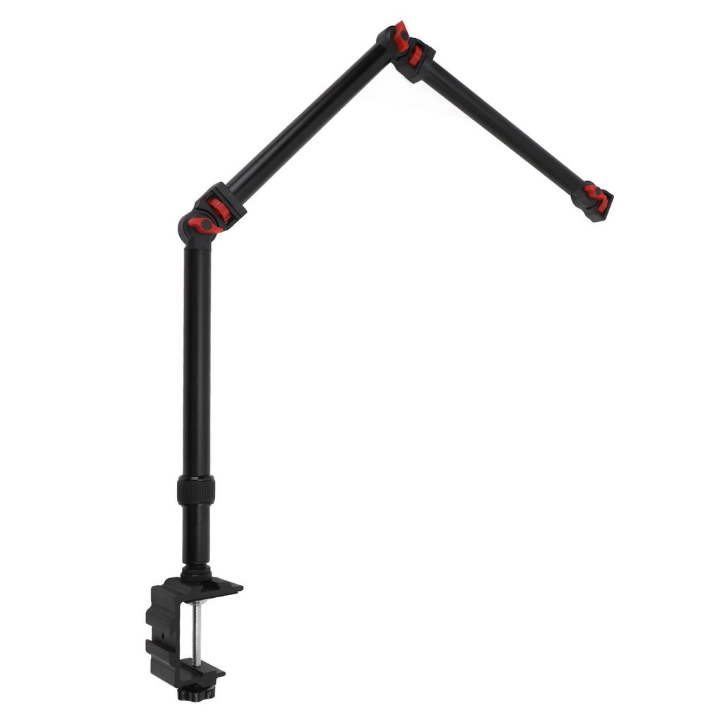 Camera Arm Clamp Mount Stand with 1 4in Screw Adjustable Articulating Arm Universal for Webcam Projector Phone