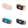 Desktop Storage Korean Star Pencil Bag Multiple Pockets Layers Stationery Storage Bag  Boys Girls