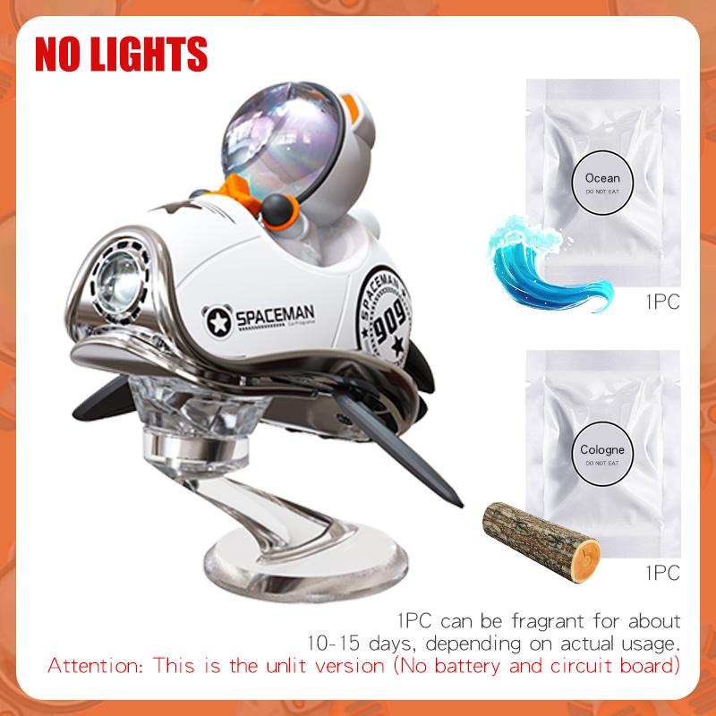 

Swinging spacecraft car ornament dashboard astronaut spaceman spaceship accessories cool fun decoration fragrance diffuser men
