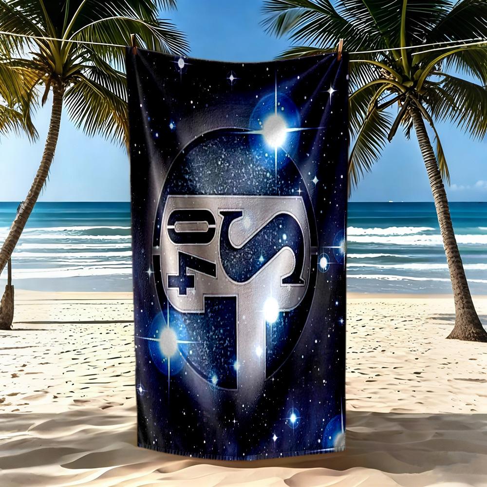 Fc Schalke2 Beach Towel Soft Durable Quick-Dry Comfortable Lightweight