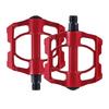 Aluminum Alloy Bicycles Flat Pedals 4 Bearings Bicycles Platform Pedals Replacement Wide Flat Cycling Pedals Enduring