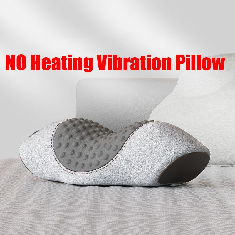 Electric Neck Massage Pillow Heating and Vibration Neck Massager Back Cervical Traction Relax Sleeping Memory Foam Spine Support