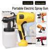 400W Portable Electric Paint Spray Gun – High-Pressure for Latex, European & US Compatible