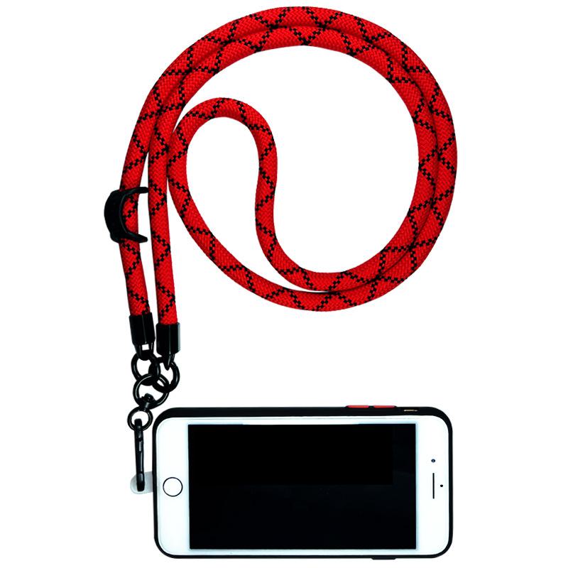 Laccetto versatile per cellulare con tracolla staccabile, cordino di sicurezza di alta gamma per fotocamera, anti-smarrimento per esterni, spessore 10 mm.