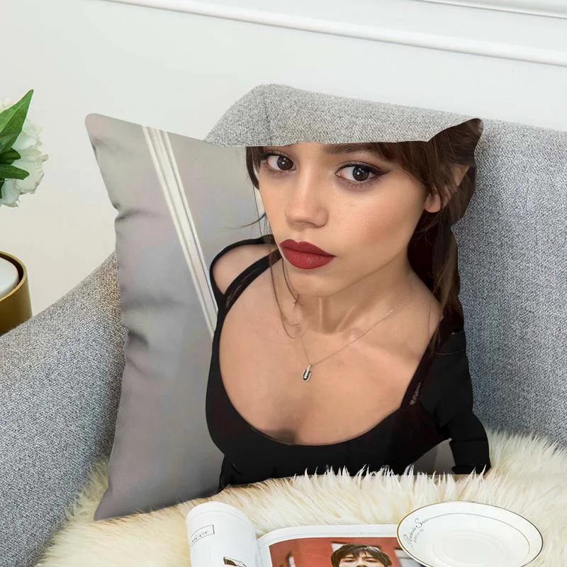 

J-Jenna Ortega Decorative Cushion Cover Luxury Cushions Home Decor Pillowcase 40x40 Couple Pillow Pillowcases 50x50 Pilow Cases 12x12Inch