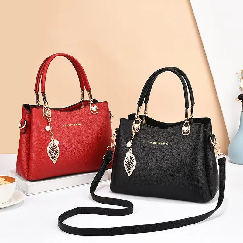 Women's bag new atmospheric texture handbag mother bag simple shoulder bag 2025s