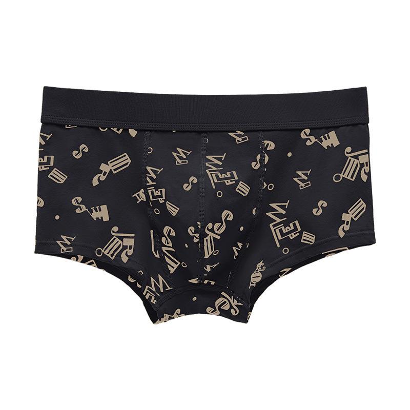 Herren Trendy Baumwoll-Boxershorts - Bedruckte Sporthosen
