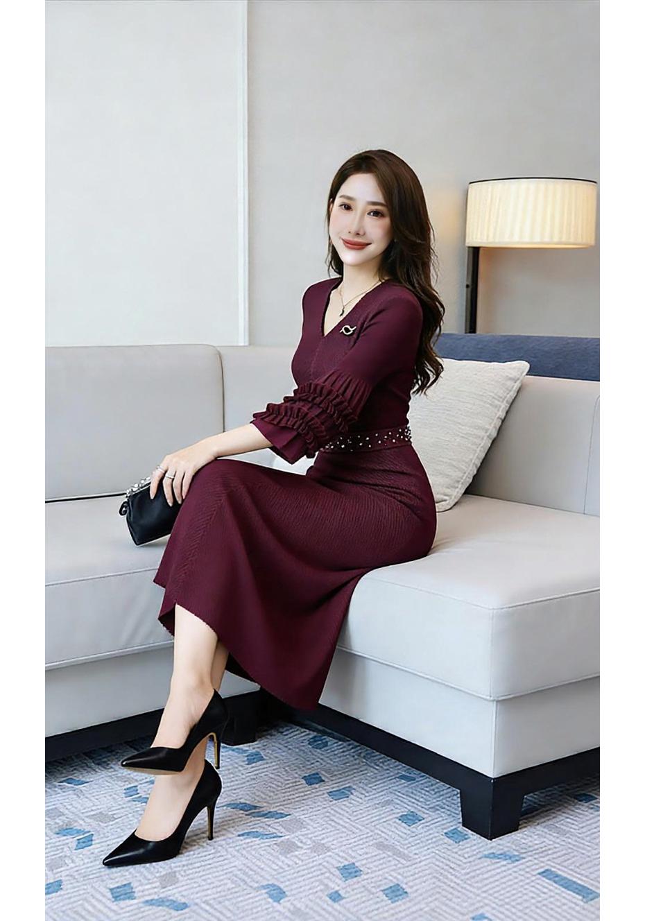

2026 Summer Elegant Jacquard Plus Size Pleated Long Skirt for Women One Size (fits 80-160 jin)