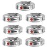 Stainless Steel Medical Alarm Bracelets Adjustable Wristband Emergency Medical Bracelets Medical Alert IDs Bracelet