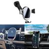 Vehicle Air Vent Phone Holder With Metal Hook And Extendable Arm For Car Navigation