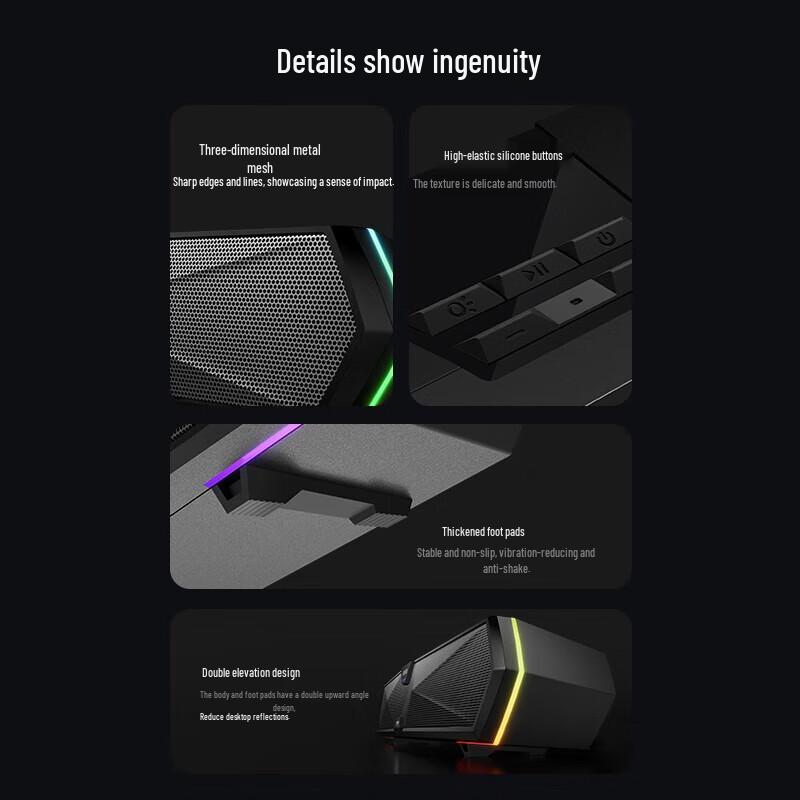 Edifier M30 Plus Desktop Bluetooth Gaming Speaker with RGB